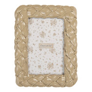 Clayre &amp; Eef   | Fotolijst Beige 16x2x21 cm / 10x15 cm | 2F1380