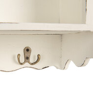 Clayre & Eef | Wandkastje Wit 45x16x67 cm | 5H0742