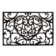 Clayre &amp; Eef   | Deurmat Buiten Bruin 59x39x2 cm | 5Y1290