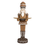 Clayre &amp; Eef   | Kerstdecoratie Notenkraker Bruin 18x15x40 cm | 6PR5400