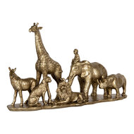 Clayre & Eef | Decoratie Dieren Goudkleurig 52x14x30 cm | 6PR5633