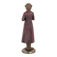 Clayre &amp; Eef   | Decoratie Aap Bruin Rood 9x8x28 cm | 6PR5636