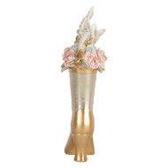 Clayre & Eef | Decoratie Schoen Goudkleurig 14x7x22 cm | 6PR5638