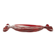 Clayre &amp; Eef   | Schaaltje van Glas Rood 23x11x4 cm | 6GL5200