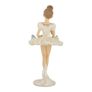 Clayre & Eef | Decoratie Ballerina Wit Beige ø 10x24 cm | 6PR5643