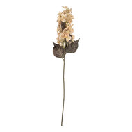 Clayre & Eef | Decoratie tak met bloemen Beige Groen 8x8x72 cm | 6PL0396BE