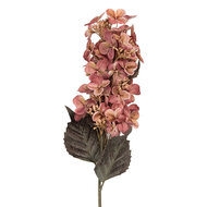 Clayre & Eef | Decoratie tak met bloemen Roze Groen 8x8x72 cm | 6PL0396P