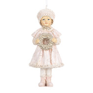 Clayre & Eef | Decoratie hanger Kind Roze 5x4x11 cm | 6PR5658