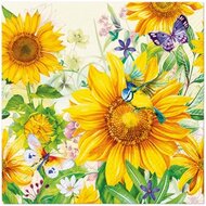 Dekoratief | Pakje 20 servetten &#039;Wild Sunflowers&#039;, 33x33cm | A702721