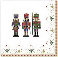 Dekoratief | Pakje 20 servietten &quot;NUTCRACKER&quot; 33x33cm | A196056