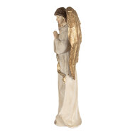 Clayre & Eef | Decoratie engel Beige Goudkleurig 23x12x47 cm | 6PR5756