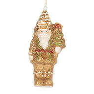 Clayre &amp; Eef   | Decoratie Hanger Notenkraker Bruin Wit 6x4x11 cm | 6CE2352