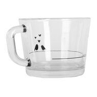 Clayre &amp; Eef   | Theeglas Transparant 13x10x9 cm / 350 ml | LBSGL0012