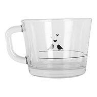 Clayre &amp; Eef   | Theeglas Transparant 13x10x9 cm / 350 ml | LBSGL0012