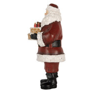 Clayre &amp; Eef   | Kerstdecoratie Kerstman met taart Rood Wit 10x10x21 cm | 6PR5862