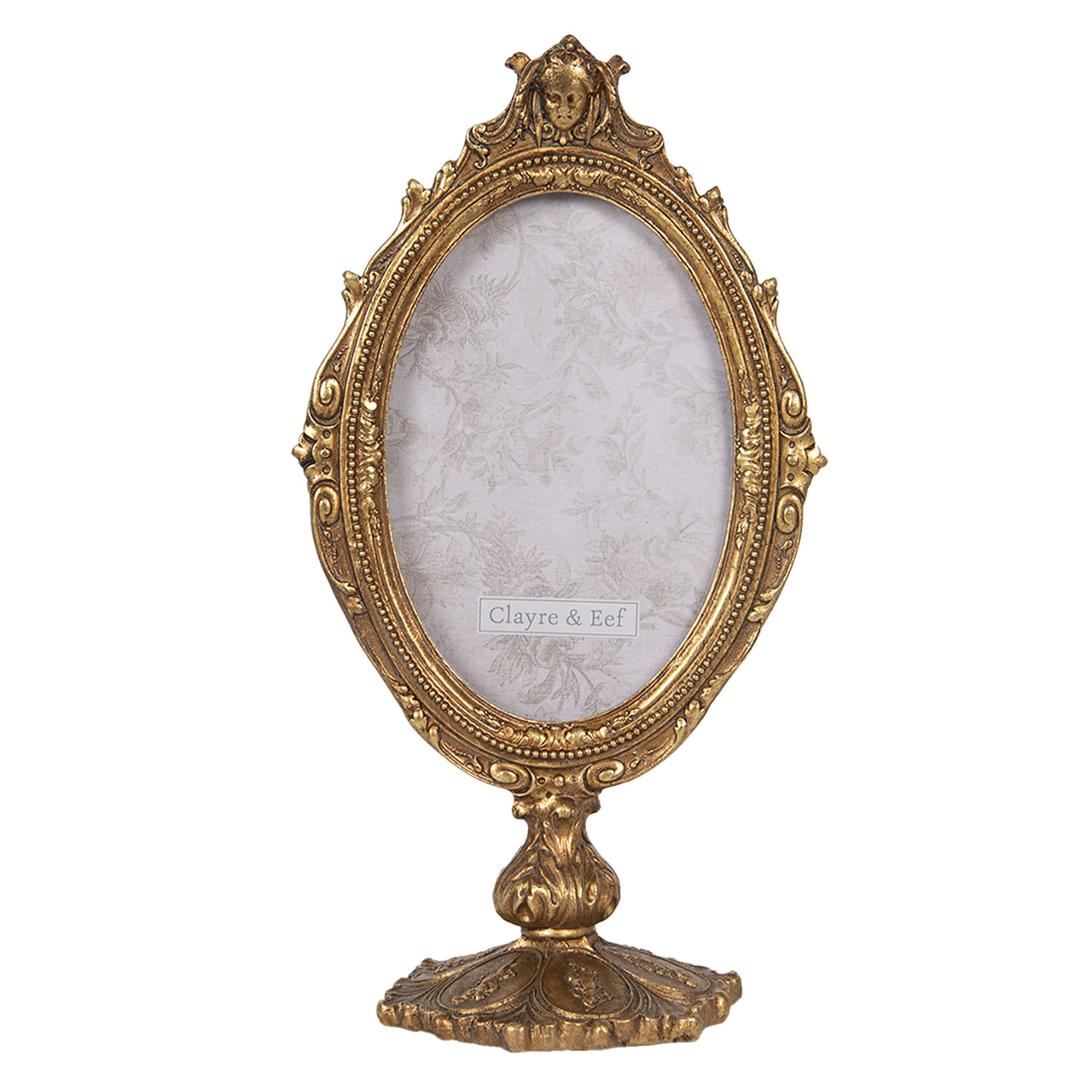 Fotolijst 14*9*26 cm / 10*15 cm Goudkleurig | 2F0663 | Clayre & Eef