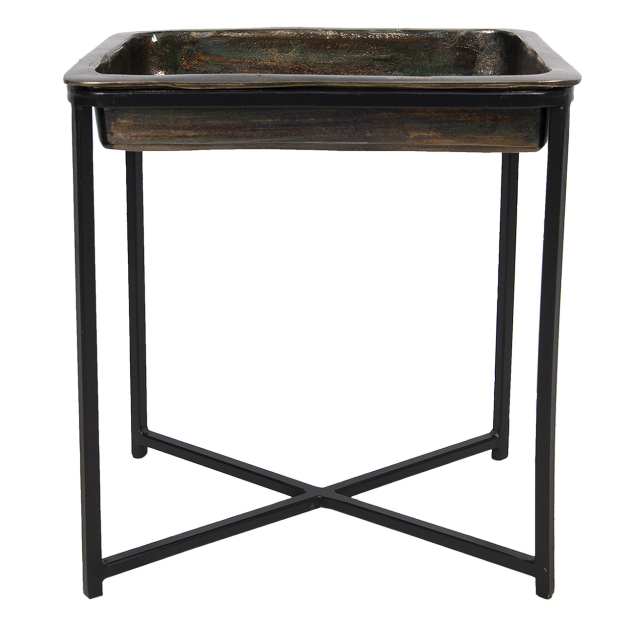 Bijzettafel 38*29*42 cm Zwart | 50420S | Clayre & Eef