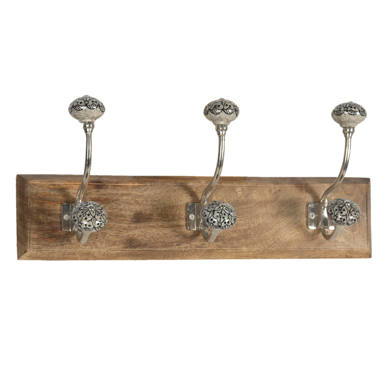Clayre & Eef   | Wandkapstok Meerkleurig 44x10x17 cm | 6H1958