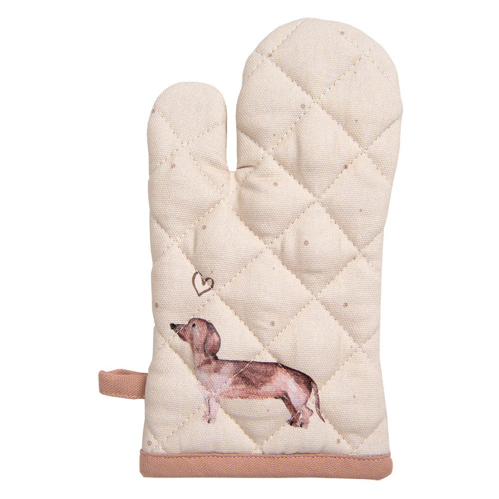 Clayre & Eef   | Ovenhandschoen 18x30 cm | DHL44