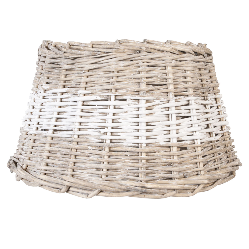Clayre & Eef   | Lampenkap Beige ø 38x22 cm / E27 | 6RO0067BW