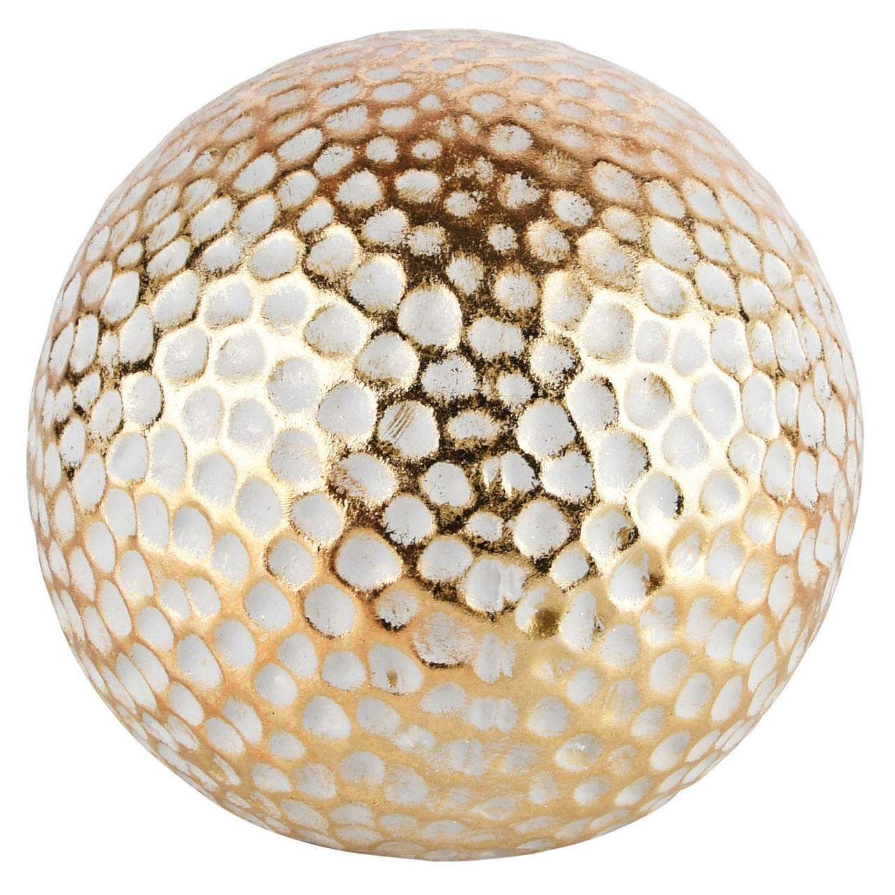 Dekoratief | Decobol goud, keramiek, 13x13x12cm | A220613