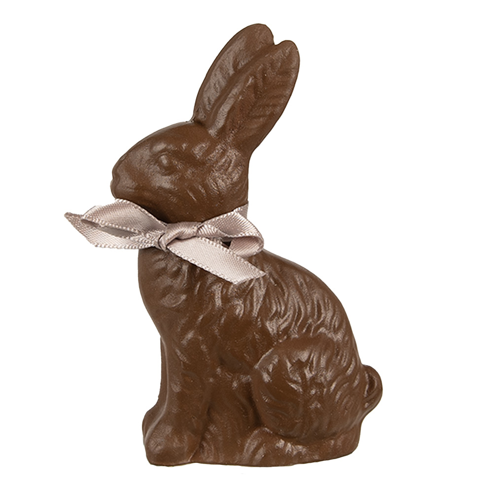 Clayre & Eef   | Decoratie konijn Bruin 7x4x10 cm | 6PR4120