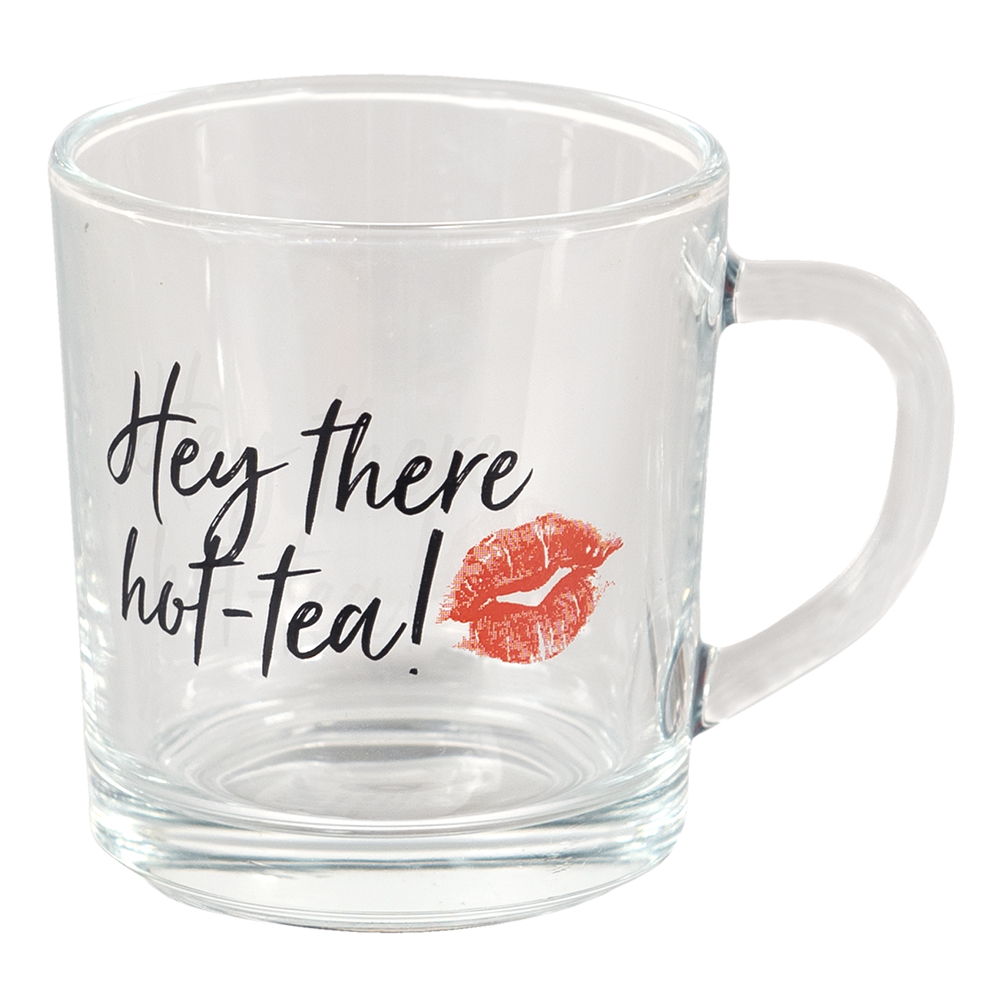 Clayre & Eef   | Theeglas Transparant 11x8x9 cm / 200 ml | 6GL4249