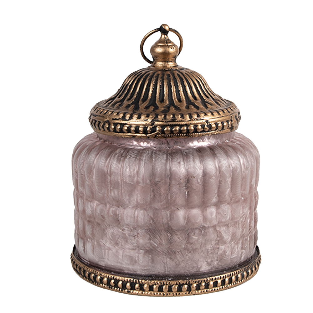 Clayre & Eef   | Decoratie met LED Roze ø 10x13 cm / 2xAAA | 6GL4599