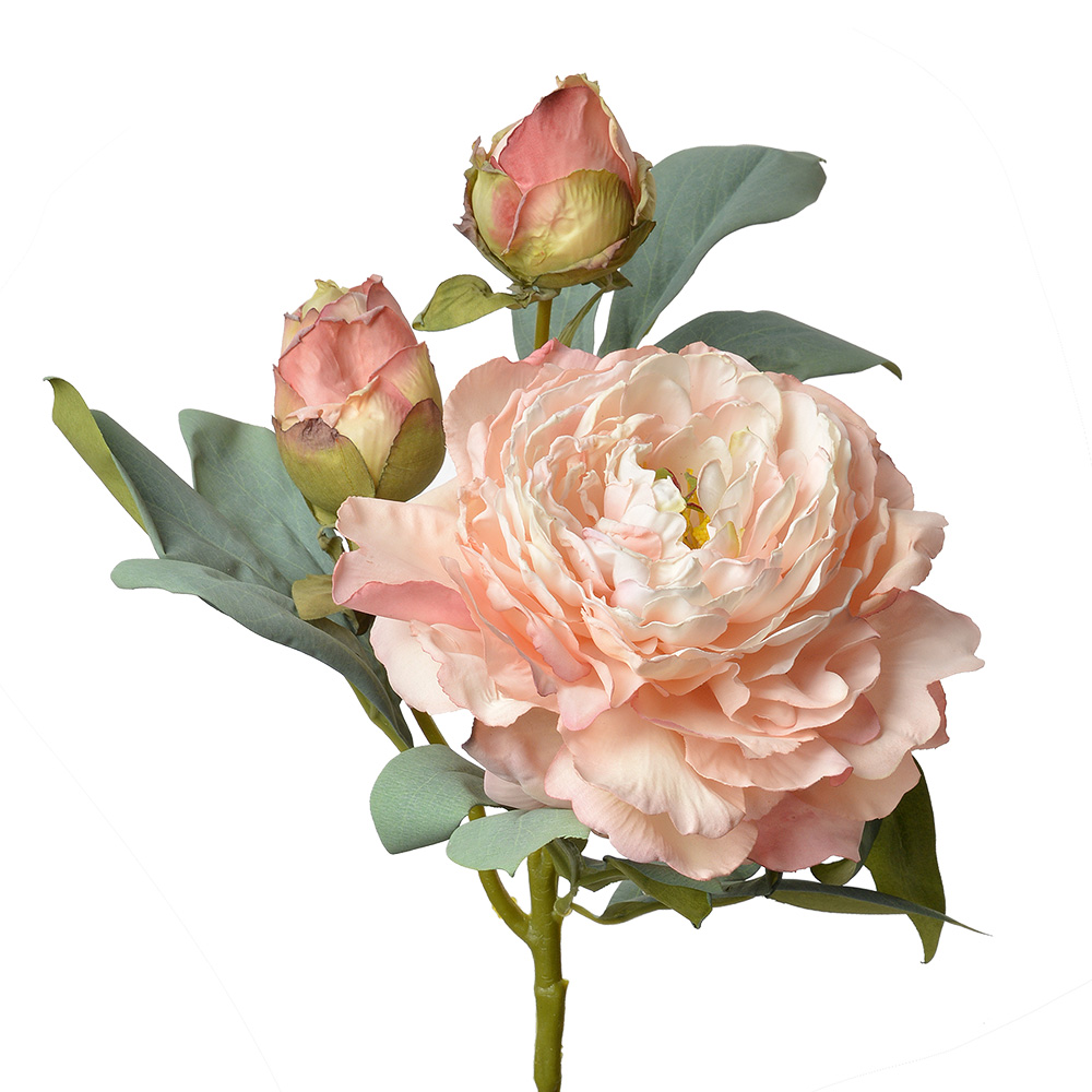 Clayre & Eef   | Kunstbloem Rozen Roze 12x12x62 cm | 6PL0332P
