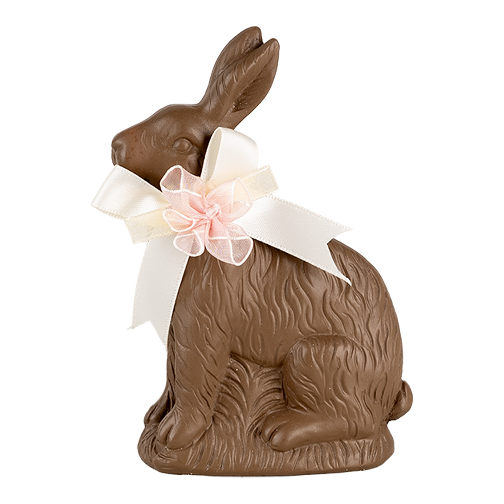 Clayre & Eef   | Decoratie Konijn Bruin Wit 9x4x13 cm | 6PR5203