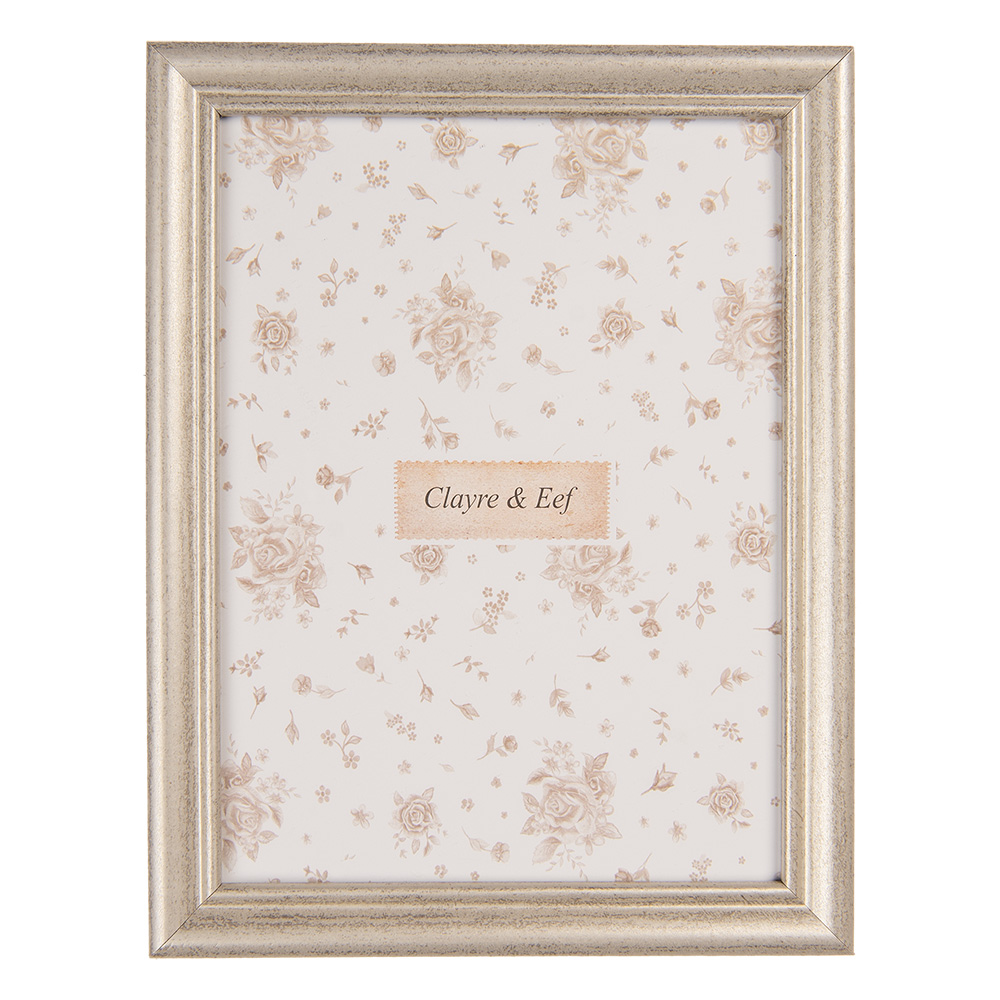 Clayre & Eef   | Fotolijst Grijs 16x2x21 cm / 13x18 cm | 2F1234M
