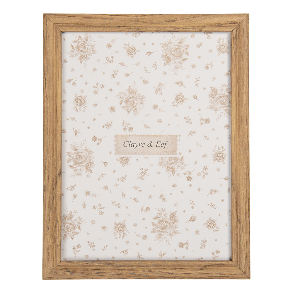 Clayre & Eef   | Fotolijst Bruin 17x2x22 cm / 15x20 cm | 2F1266L