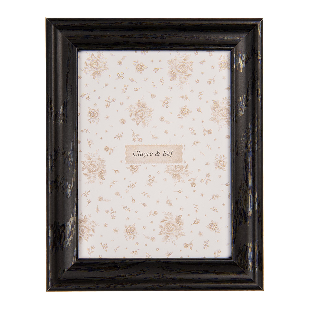 Clayre & Eef   | Fotolijst Zwart 18x2x23 cm / 13x18 cm | 2F1271M