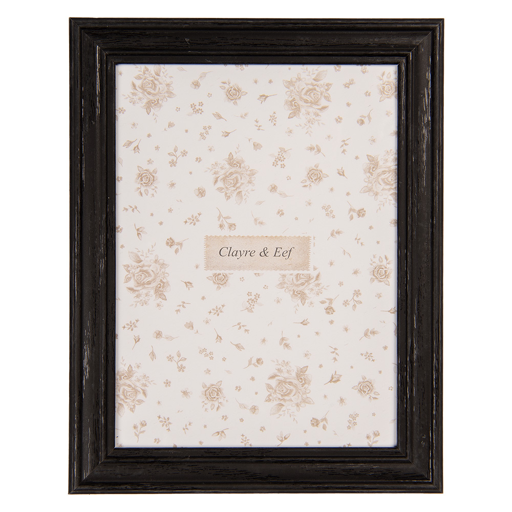 Clayre & Eef   | Fotolijst Zwart 19x2x24 cm / 15x20 cm | 2F1273L