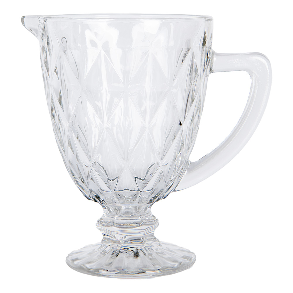 Clayre & Eef   | Schenkkan Transparant 20x15x20 cm / 1000 ml | 6GL5045
