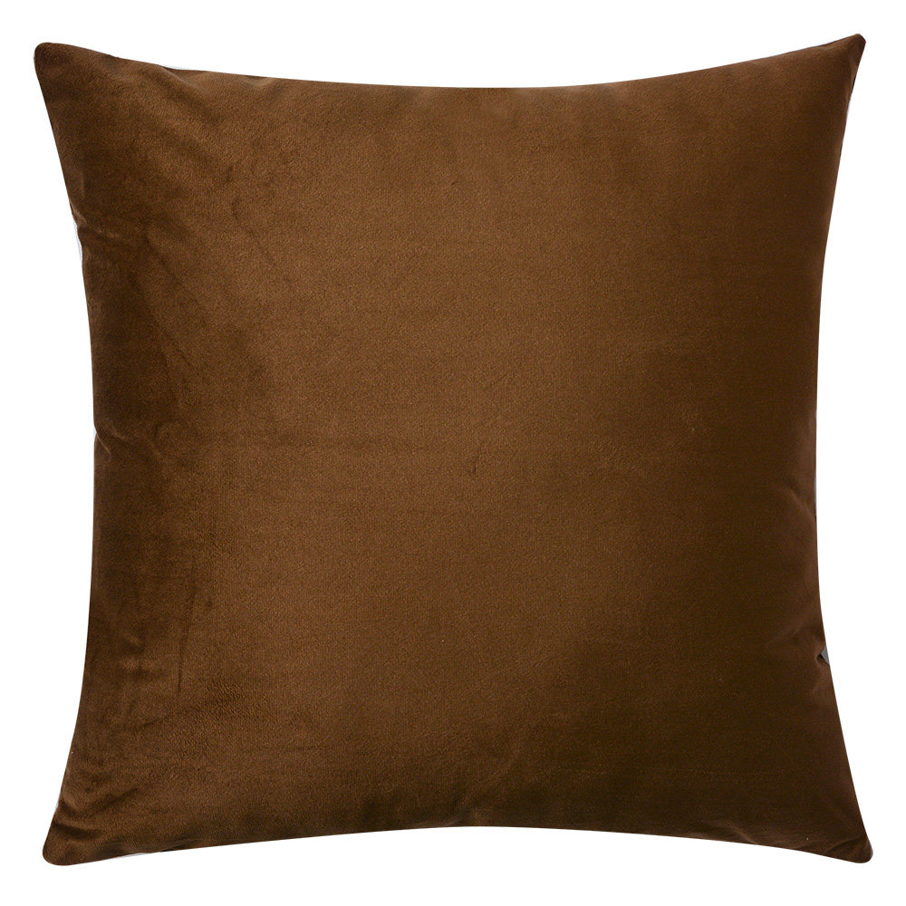 Clayre & Eef   | Kussenhoes Bruin 45x45 cm | KT021.391