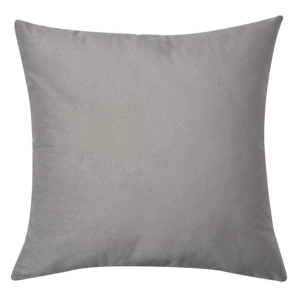Clayre & Eef   | Kussenhoes Grijs 45x45 cm | KT021.392
