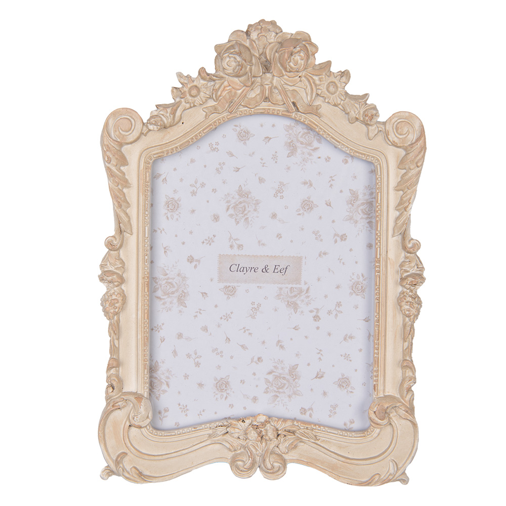 Clayre & Eef   | Fotolijst Beige 18x2x25 cm / 13x18 cm | 2F1213