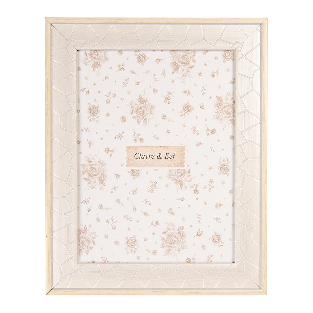 Clayre & Eef   | Fotolijst  Beige 15x2x20 cm / 10x15 cm | 2F1227S