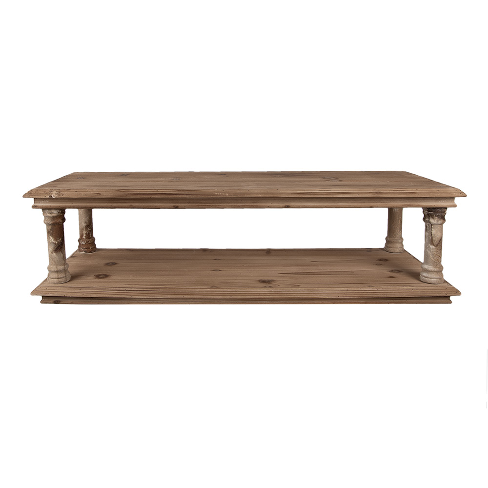 Clayre & Eef   | Wandrek Bruin 105x35x29 cm | 5H0730