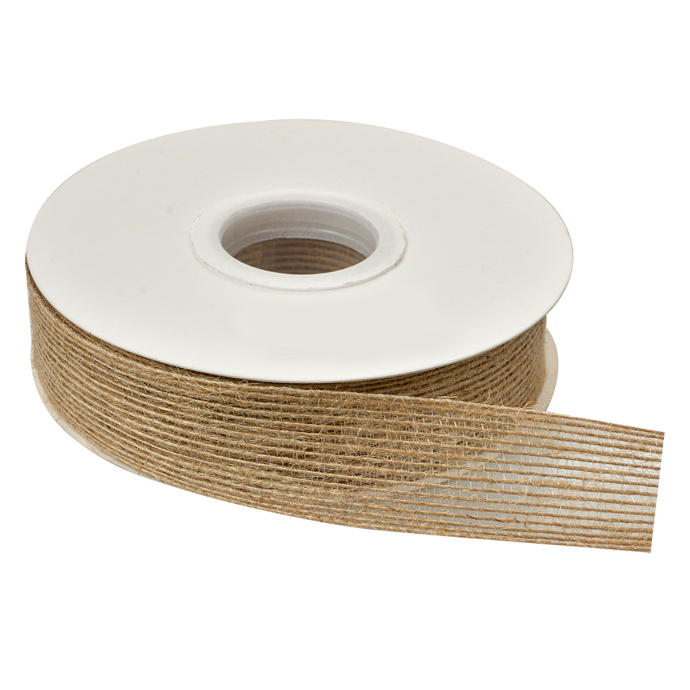 Clayre & Eef   | Lint Bruin ø 12x3 cm / 15 m | 66210
