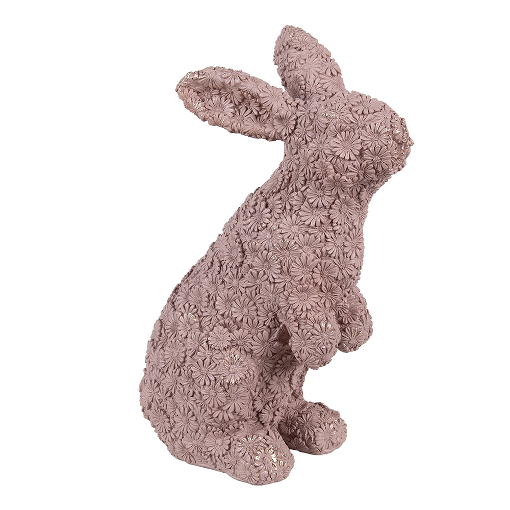 Clayre & Eef   | Decoratie Konijn Roze 19x11x26 cm | 6PR5149
