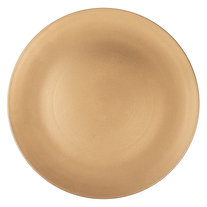 Clayre & Eef   | Onderbord Goudkleurig ø 33x1 cm | 64602