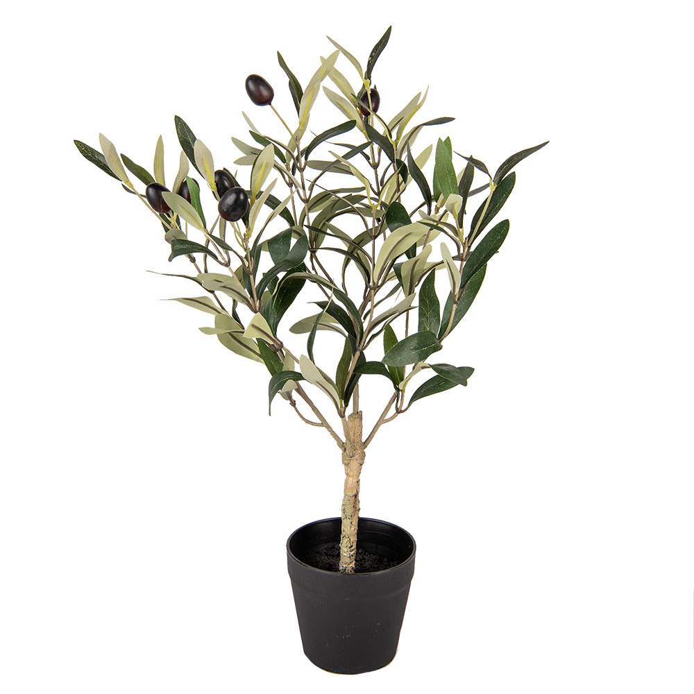 Clayre & Eef   | Decoratie boom Groen 15x15x50 cm | 6PL0370