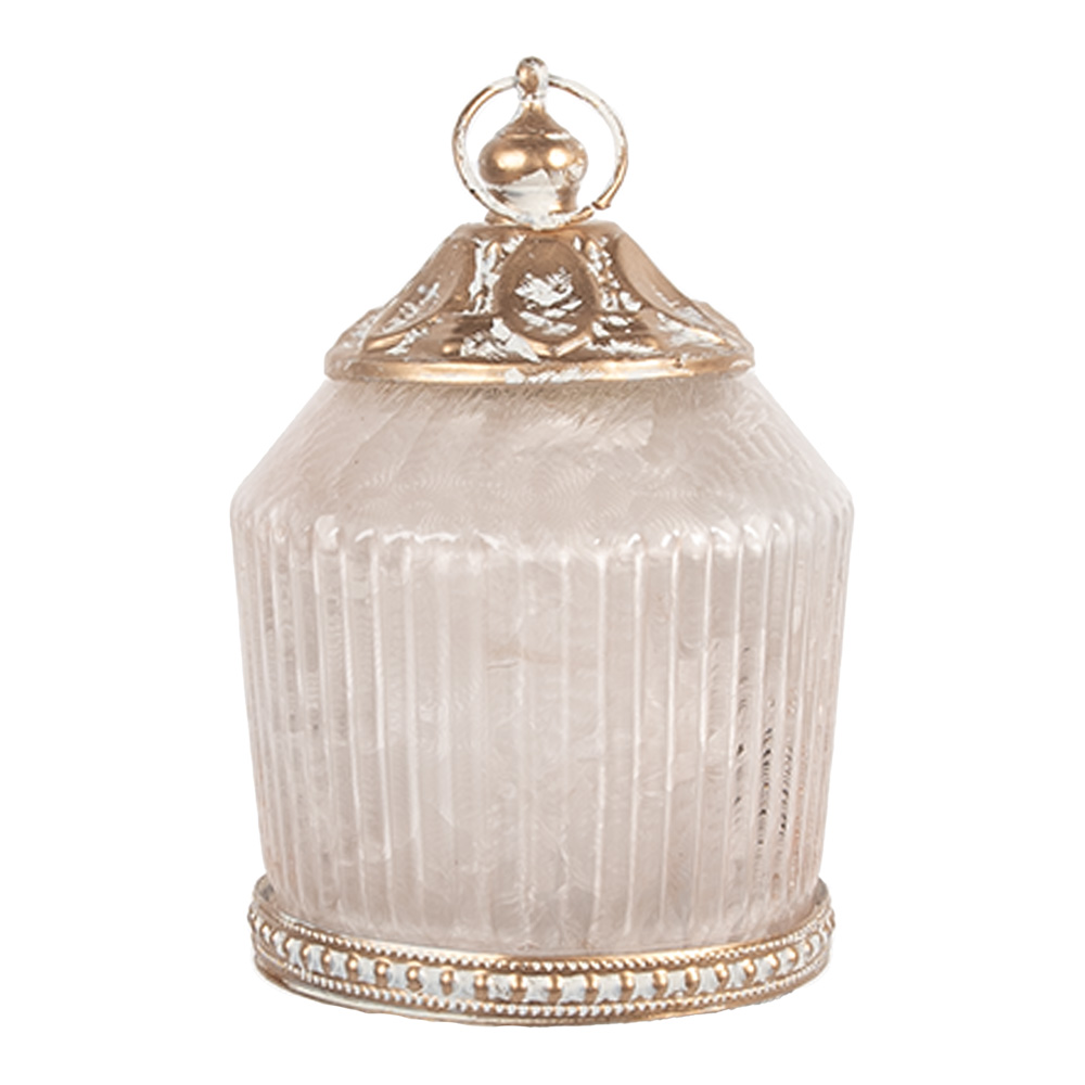 Clayre & Eef   | Decoratie met LED Roze ø 8x12 cm / 2xAAA | 6GL5216