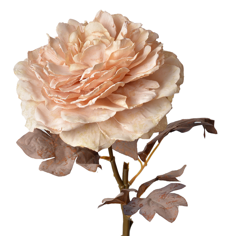 Clayre & Eef   | Kunstbloem Rozen Roze 10x10x60 cm | 6PL0334