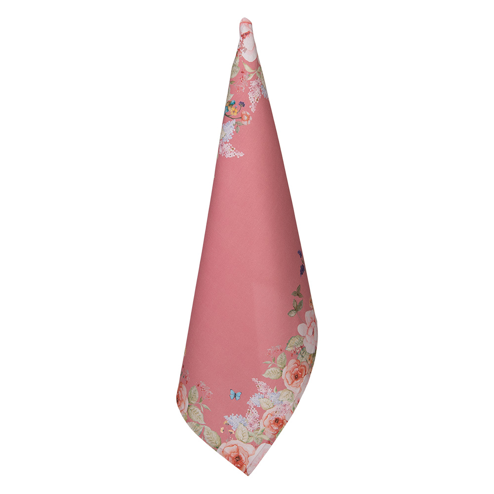 Clayre & Eef   | Theedoek Roze Beige 50x70 cm | FFA42P