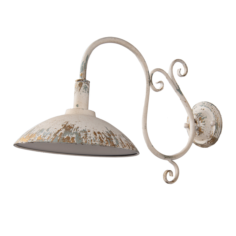 Clayre & Eef   | Wandlamp Beige Grijs 49x23x27 cm E14/max 1x25W | 6LMP800