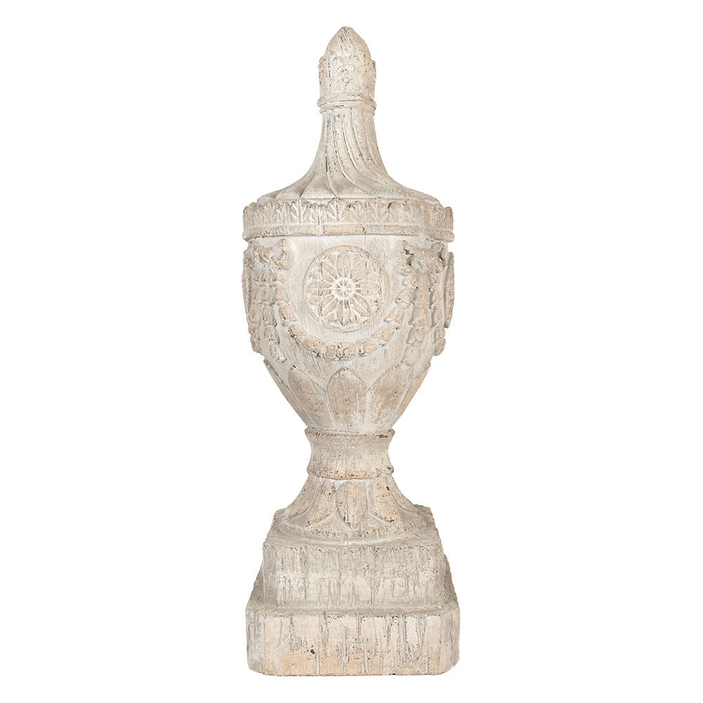 Clayre & Eef   | Decoratie Ornament Beige 25x25x75 cm | 5MG0066