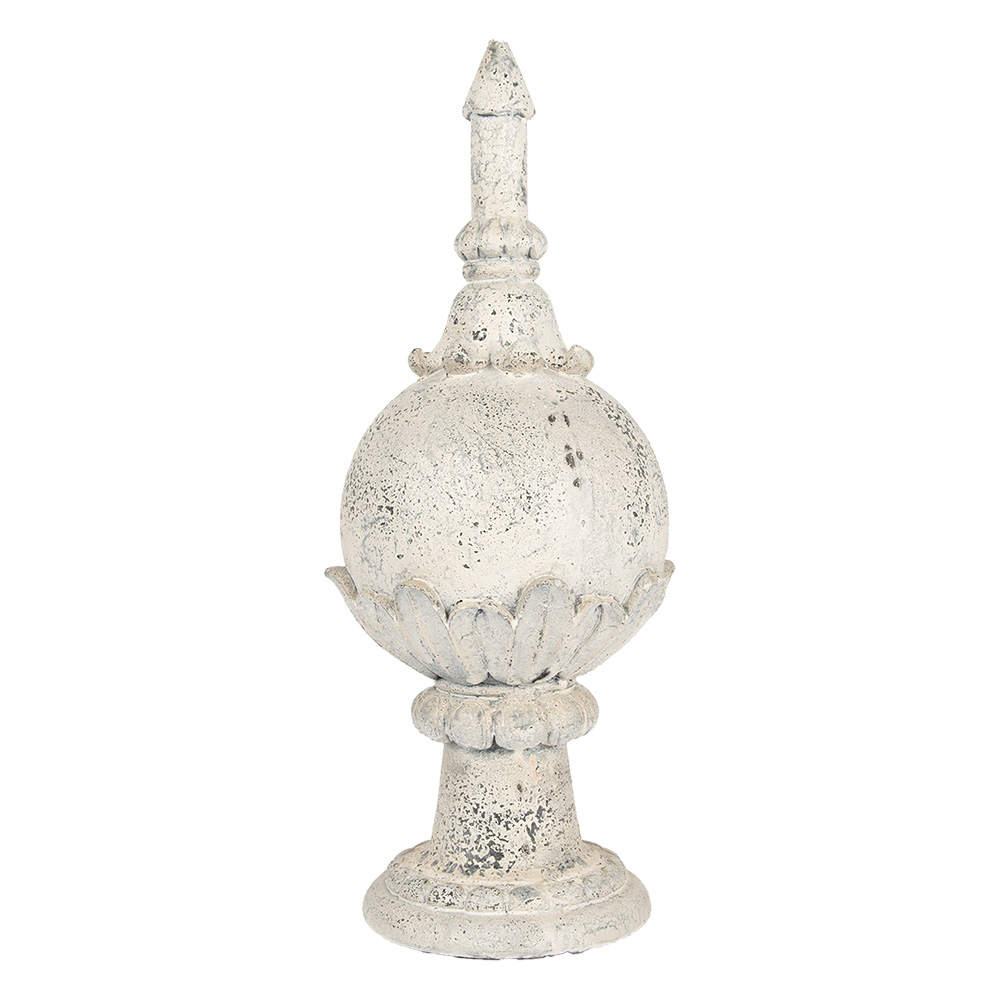 Clayre & Eef   | Decoratie Ornament Beige Grijs ø 24x61 cm | 5MG0069